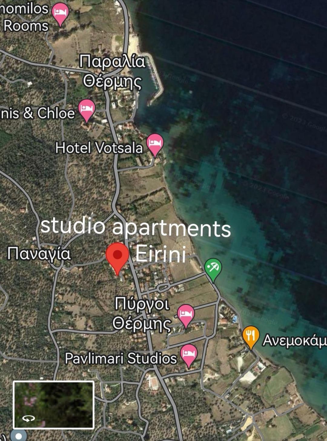 Studio Apartments Eirini Pyrgi Thermis Luaran gambar